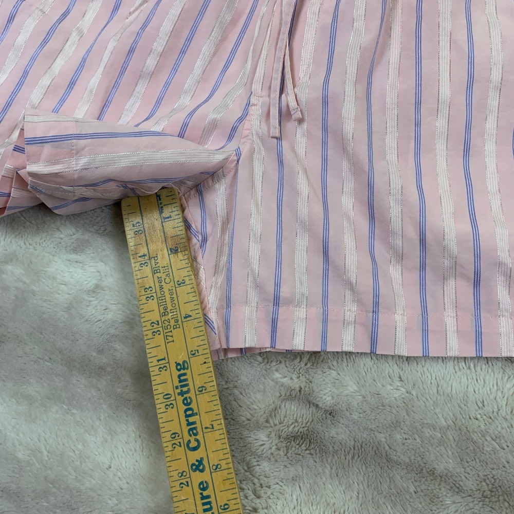 Abercrombie & Fitch Trevor Project Mens‎ XXL Pink Metallic Stripe Shorts Lounge - Picture 3 of 10